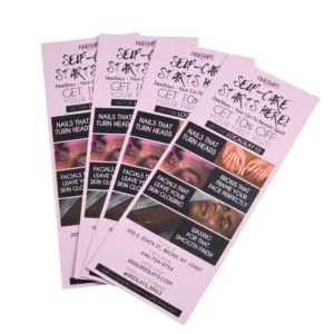 Custom Paper Flyer Advertising Leaflets Paper Printing for Beauty Salon and Your Business