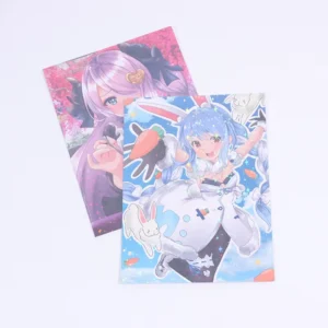 Custom Paper Star Holo Anime Cartoon Wall Poster Printing