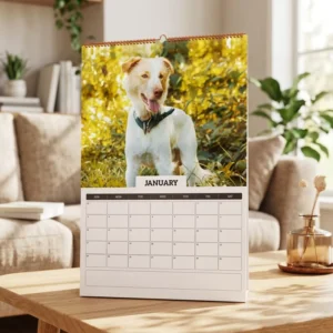 Custom Paper Wall Calendar Size on Demand Monthly Wall Planner for Corporate Promotion