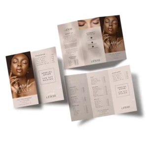 Custom Paperboard A4 CMYK Printing Business and Medical Flyers Catalogs Trifold Brochures