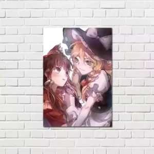 Custom Pattern Anime Digital Printed Square Paper Wall Scroll Poster Waterproof UV Resistant Eco Friendly Lightweight Hanging