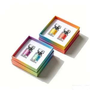 Custom Peptide Hologram Tamper-Evident Labels for Lab Research Glass Vial Packaging