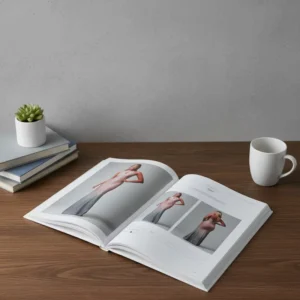 Custom Perfect Binding Full Color Offset Paper Booklet Brochure Catalog Magazine Printing Custom Logo
