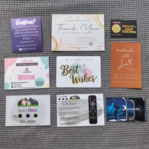 Custom Personalized Business Cards with Coated Paper Cardboard Hot Stamping & Digital Printing for Small Business