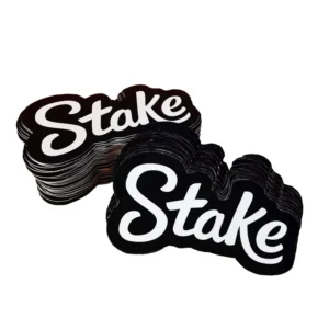 Custom Personalized Logo Adhesive Vinyl PVC Letter Die-Cut Stickers