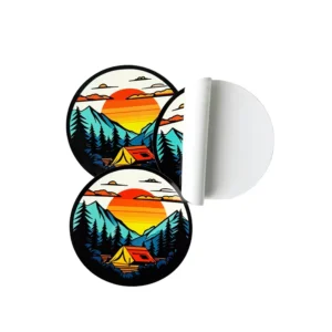 Custom Personalized Logo Label Reusable Adhesive Sticker Vinyl PVC Waterproof Strong Glue Die Cut Stickers for Promotion