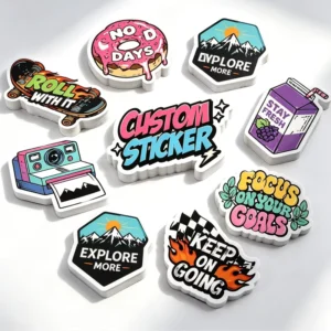Custom Personalized Logo Printing Holographic Label Stickers
