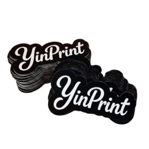 Custom Personalized Logo Waterproof Adhesive Vinyl Stickers with Embossing/Debossing Die-Cut