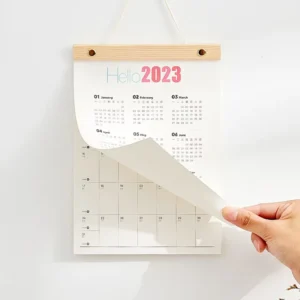 Custom Personalized New Design Simple Desk Calendar Printing 365 Day Creative Daily Print Undated Advent Monthly Calendar