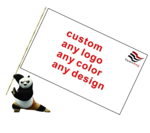 Custom Personalized Pennant Flag 3x5ft Waterproof Polyester Advertising Banner