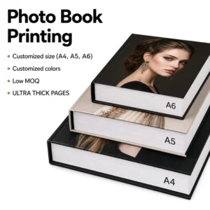 Custom Personalized Print Full Color Luxury Hard Cover Book Hardcover Photography Art Coffee Table Book Printing