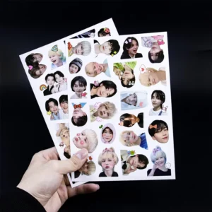 Custom Personalized Star Die-Cut Vinyl Waterproof Sticker Sheets