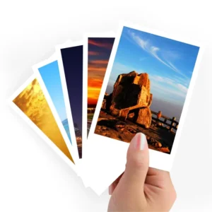 Custom Photo Poster Printed on Coated Pearlescent Paper Hand drawn Anime Color Printing 2D