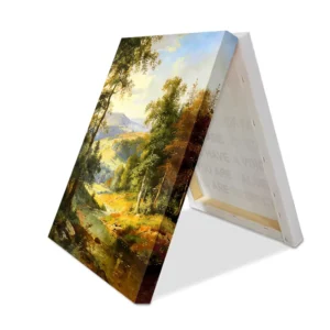 Custom Photo Prints with Wood Frames Personalized Photos UV Printing Wrapped Canvas Frameless Poster