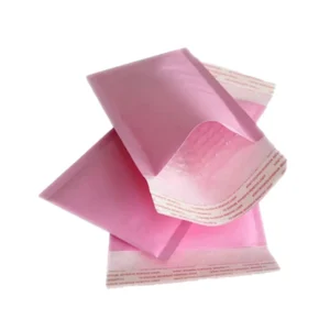 Custom Pink Kraft Paper Padded Bubble Mailer Envelopes Manufacturer