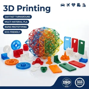 Custom Plastic 3D Printing and Prototyping Service, Multi-Color Rapid Models