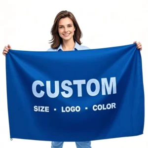Custom Polyester Hand Cheering Fan Banner, Digital Printed, Waterproof, Sunproof