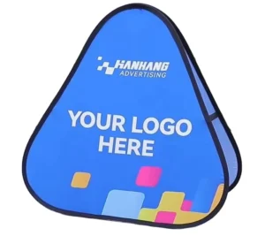 Custom Pop-up Non-Woven Standing Frame Banner for Outdoor Soccer Game Advertising