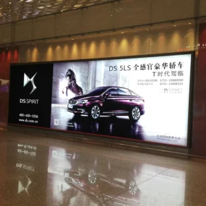 Custom Portable Backlit PET Film Light Box Poster with UV Printing