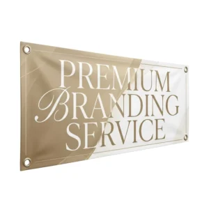 Custom Portable Heavy-Duty PVC Vinyl Advertising Banner for Corporate and Business Promotion