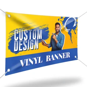 Custom Portable Outdoor PVC Vinyl Wall Advertising Banner, Weather-Resistant, UV-Resistant