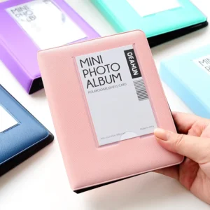 Custom Portable Photo Album with Customizable PVC Cover for Kpop and Family Photo Collection