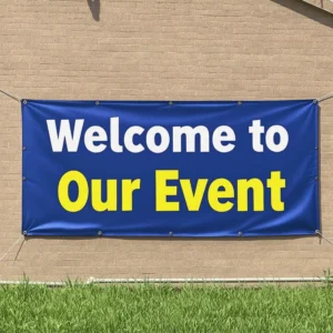 Custom Portable Retractable Outdoor Full-Color Vinyl Banner with Digital Printing, Waterproof
