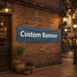 Custom Portable Waterproof PVC Vinyl Banner Signs for Business
