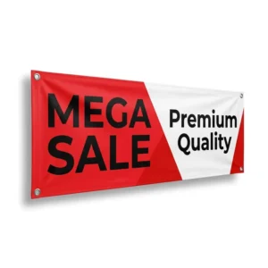 Custom Portable Waterproof Reusable PVC Vinyl Advertising Banner for Retail Promotion