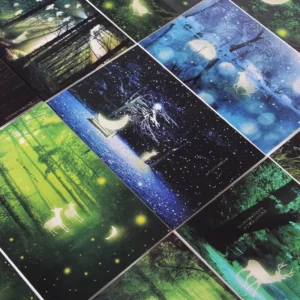 Custom Postcards Glow-In-The-Dark Greeting Postcard Print Paper Card Printing Your Logo