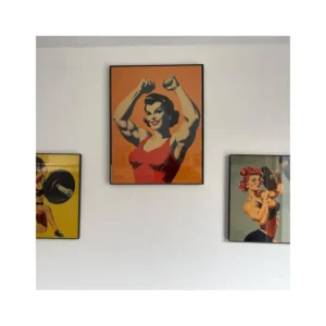 Custom Poster Customizable Creative Wall Hanging Work Out Fitness Ladies Sexy Advertising Poster