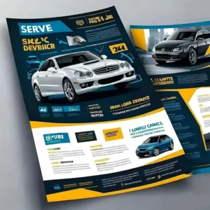 Custom Poster Printing Brochure Flyer Pamphlet Business Leaflet Coated Fancy Paper Digital Printing Film Lamination