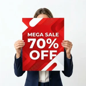 Custom Poster Printing for Retail Promotion Advertising Poster