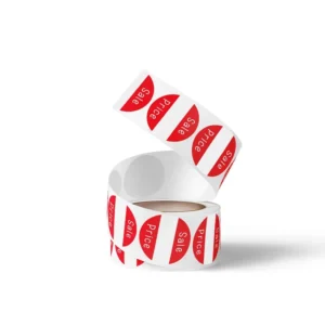 Custom Price Tags Adhesive Seals and Thank You Stickers