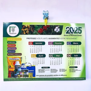 Custom Print 12-Month Agricultural Crop Fertilizer Themed Wall Calendar