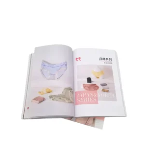 Custom Print Fashion Color Cover Perfect Binding Paper Brochure Magazines