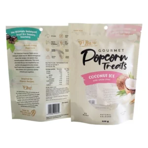Custom Print Plastic Food Packaging Zip Lock Stand-Up Pouch Bags