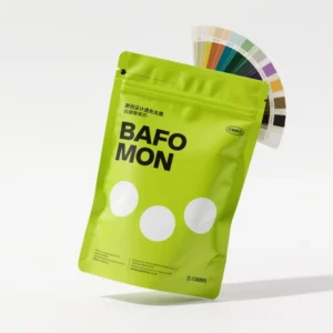 Custom Print Resealable Aluminum Mylar Doypack Zipper Stand-Up Pouch Food Packaging Bag