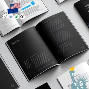 Custom Print Softcover Offset Printed Perfect Bound Graphic Design Magazine Catalog Color Book Printing Services