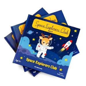 Custom Print-on-Demand Hardcover Children’s Board Story Book Printing Service