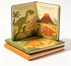 Custom Print-on-Demand Hardcover Children’s Story Board Book Printing Service