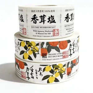 Custom Printable Self-Adhesive Waterproof PVC PP Food Packaging Stickers
