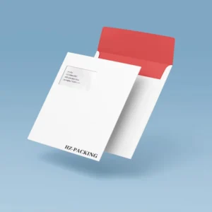 Custom Printable White Envelopes with Address Window Self-Seal Mailing Envelopes for Business and Invitations