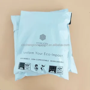 Custom Printed 100% Biodegradable Moisture-Proof Transparent PLA/PBAT/Cornstarch Clothing Bags