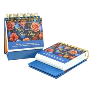 Custom Printed 366-Day Inspirational Standing Flip Paper Desk Calendar