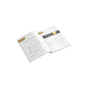 Custom Printed A4 A5 A6 Instruction Manual Booklet Catalogue, Folded Leaflet