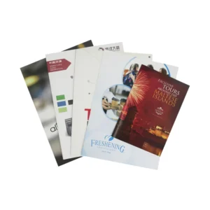 Custom Printed A4 Magazine Brochure Folding Flyer Coated Paper Catalogue Pamphlet Booklet Instruction Manual Leaflet
