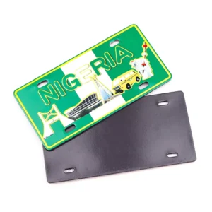 Custom Printed Aluminum Car License Plate Fridge Magnet Travel Souvenir