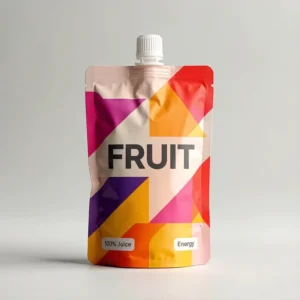 Custom Printed Aluminum Foil Stand-Up Spout Pouch for Drinks, Juice, and Liquid Food