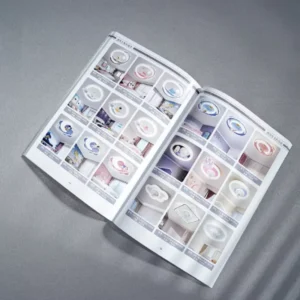 Custom Printed Art Paper Adhesive Brochure and Product Introduction Manual with Brand Logo